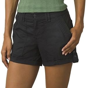 prAna Mari Shorts, Black, Size 6